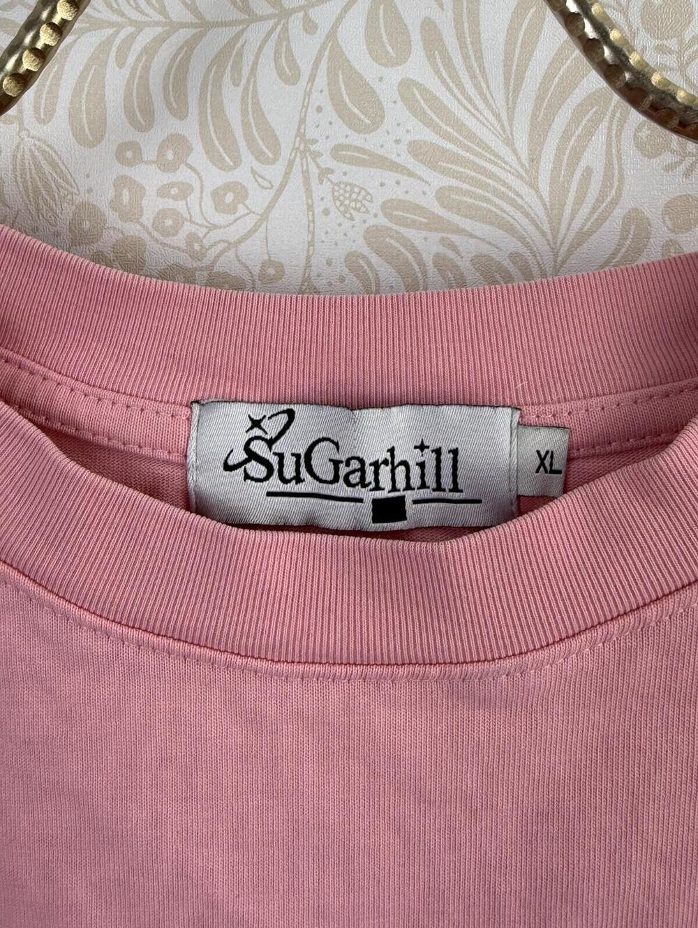 Sugarhill Men's Time Machine Pink Thick Cotton Graphic T-Shirt - Size - XL - Picture 7 of 8